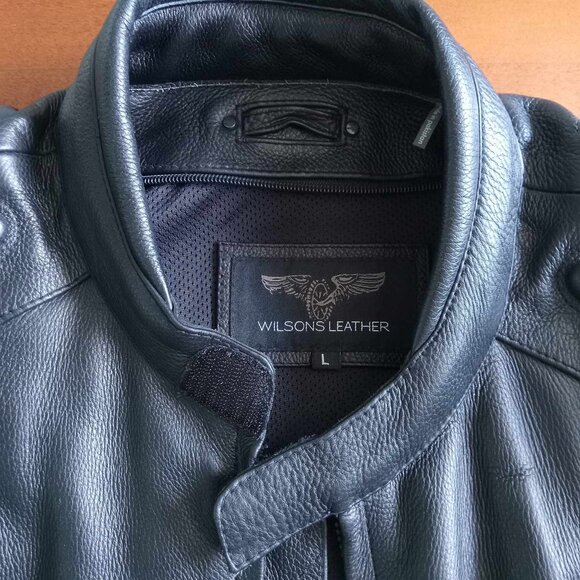 Wilsons Genuine Leather Riding Jacket - Picture 3 of 3